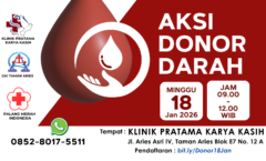 DONOR DARAH di KLINIK PRATAMA KARYA KASIH